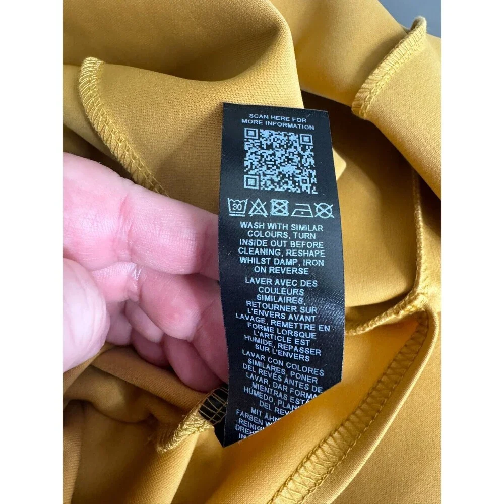 ASOS Design Bandeau Wrap Tuck Midi Slip Dress Sz 6 Tan Swearheart Neck Stretch